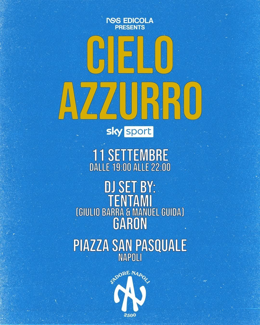 nss and Sky Sport celebrates the return of the Champions League in Naples Save the date