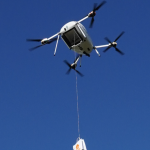Now food deliveries are made by drones Retro-futurism had it coming