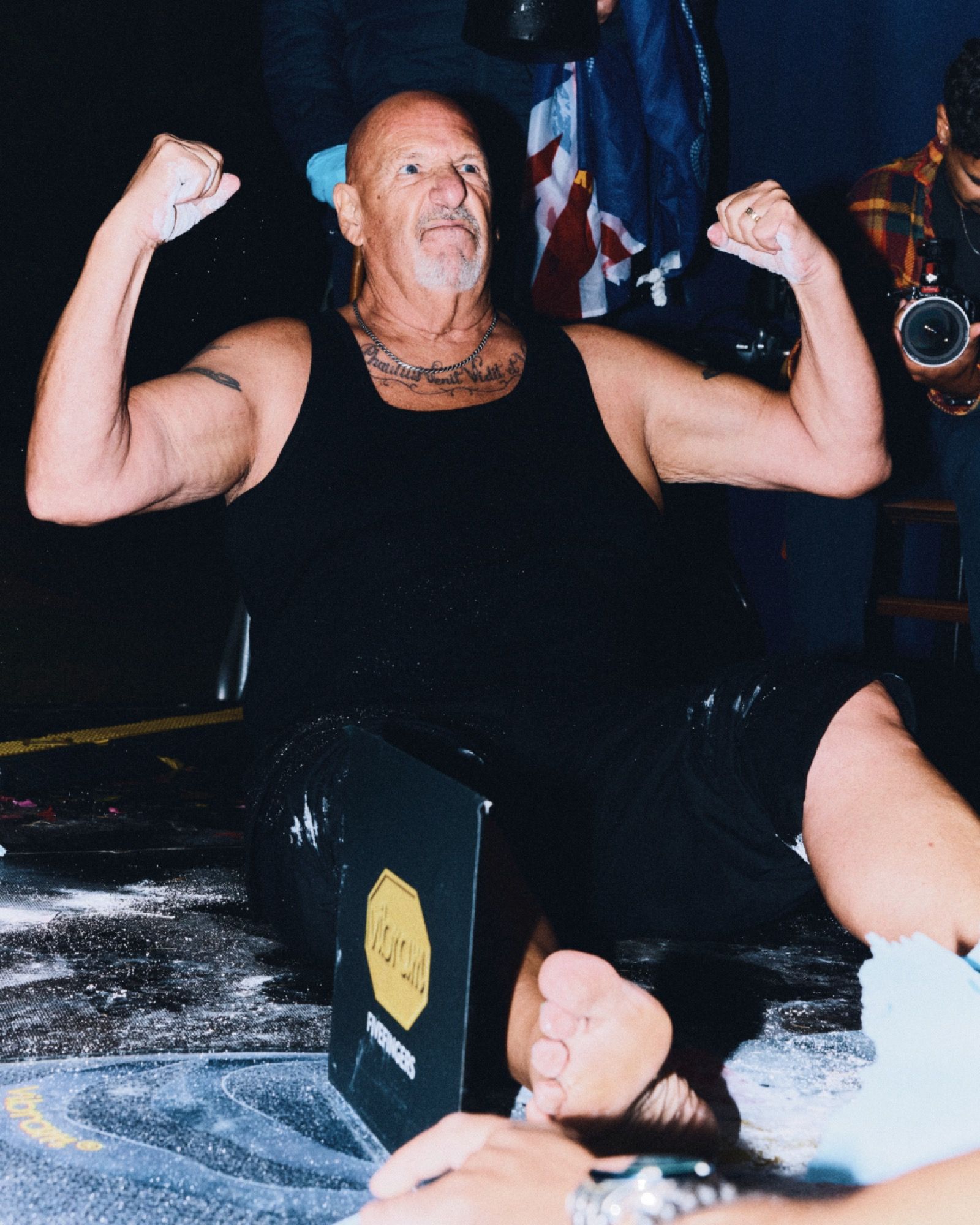 The first time Vibram FiveFingers joined toe wrestling A sort of arm wrestling, but with the feet