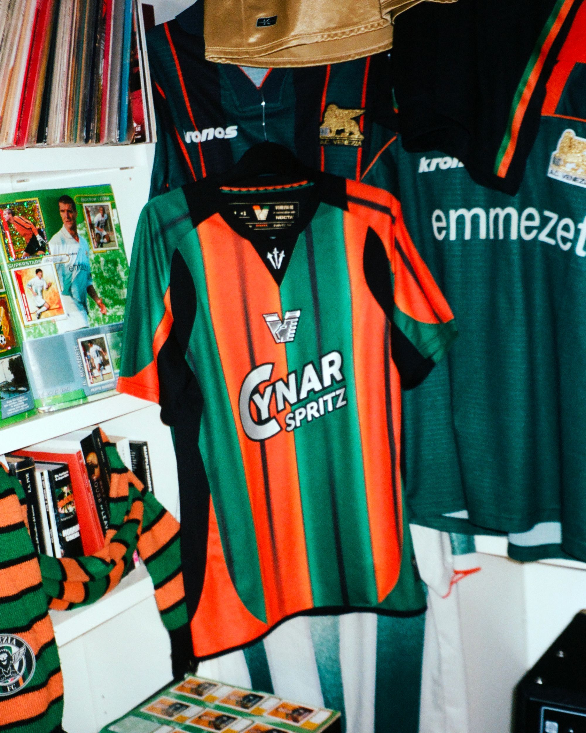 Venezia&apos;s new third kit is yet another masterpiece created by NOCTA A tribute to the iconic orange, black and green vertical stripes