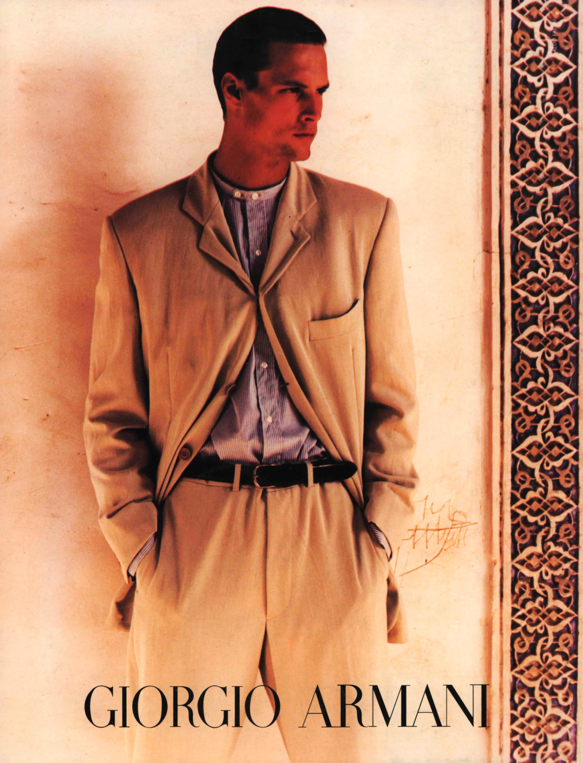 1994SS Emporio Armani リネン ジャケット ヴィンテージ