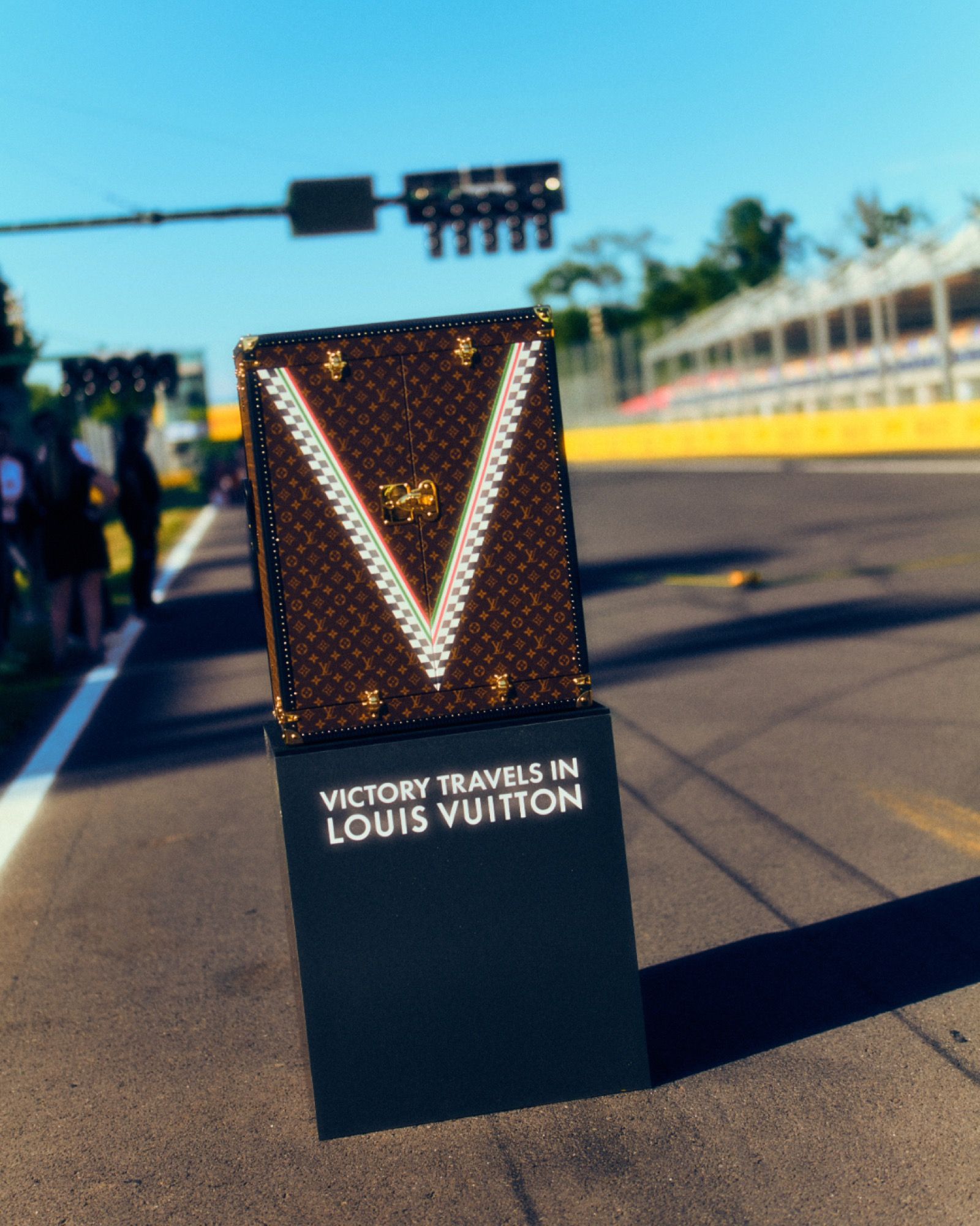 Louis Vuitton has created a trophy trunk for the Monza Grand Prix as well A new chapter that brings together fashion and motorsport