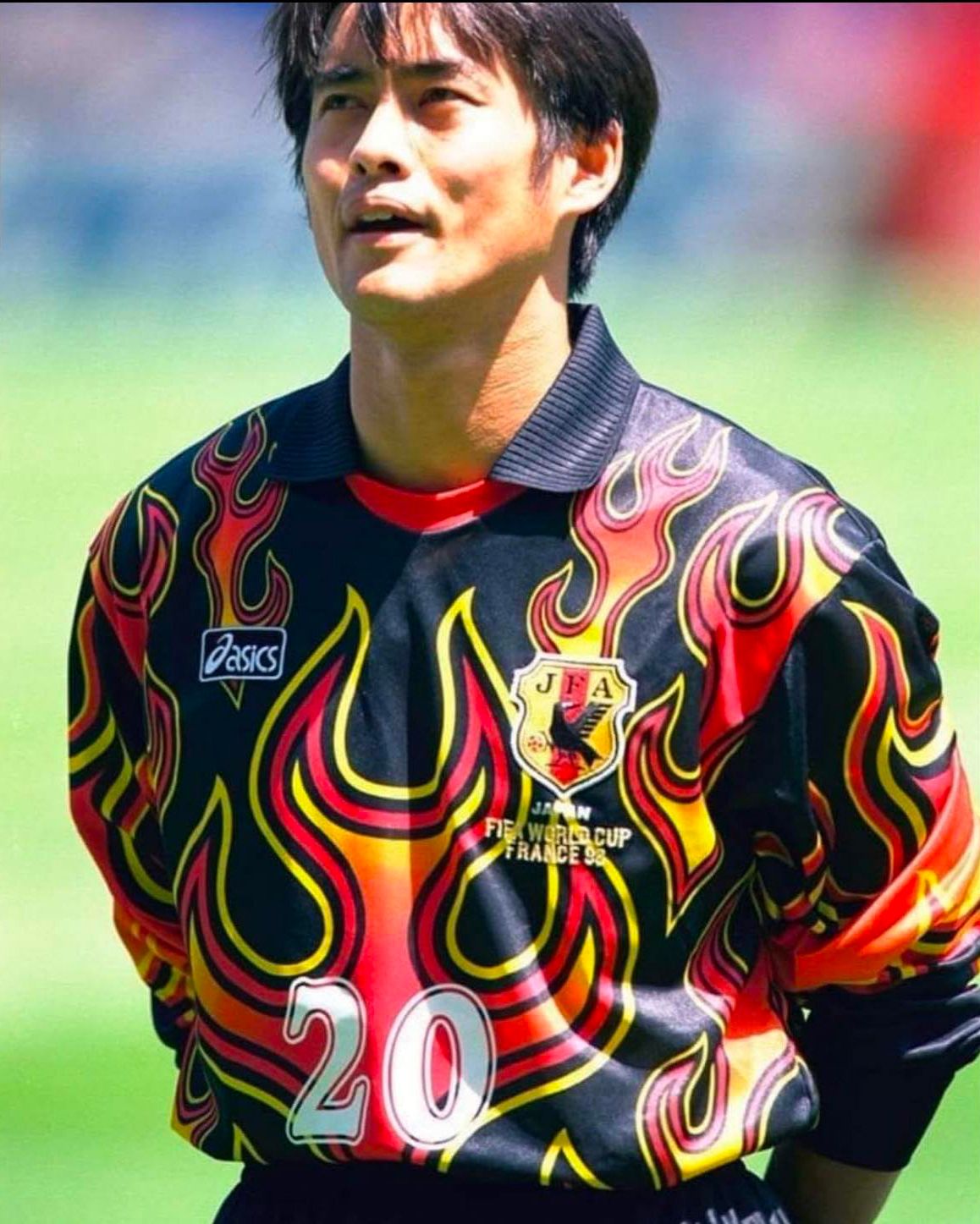 The story of Japan's goalkeeper kit at the 1998 World Cup
