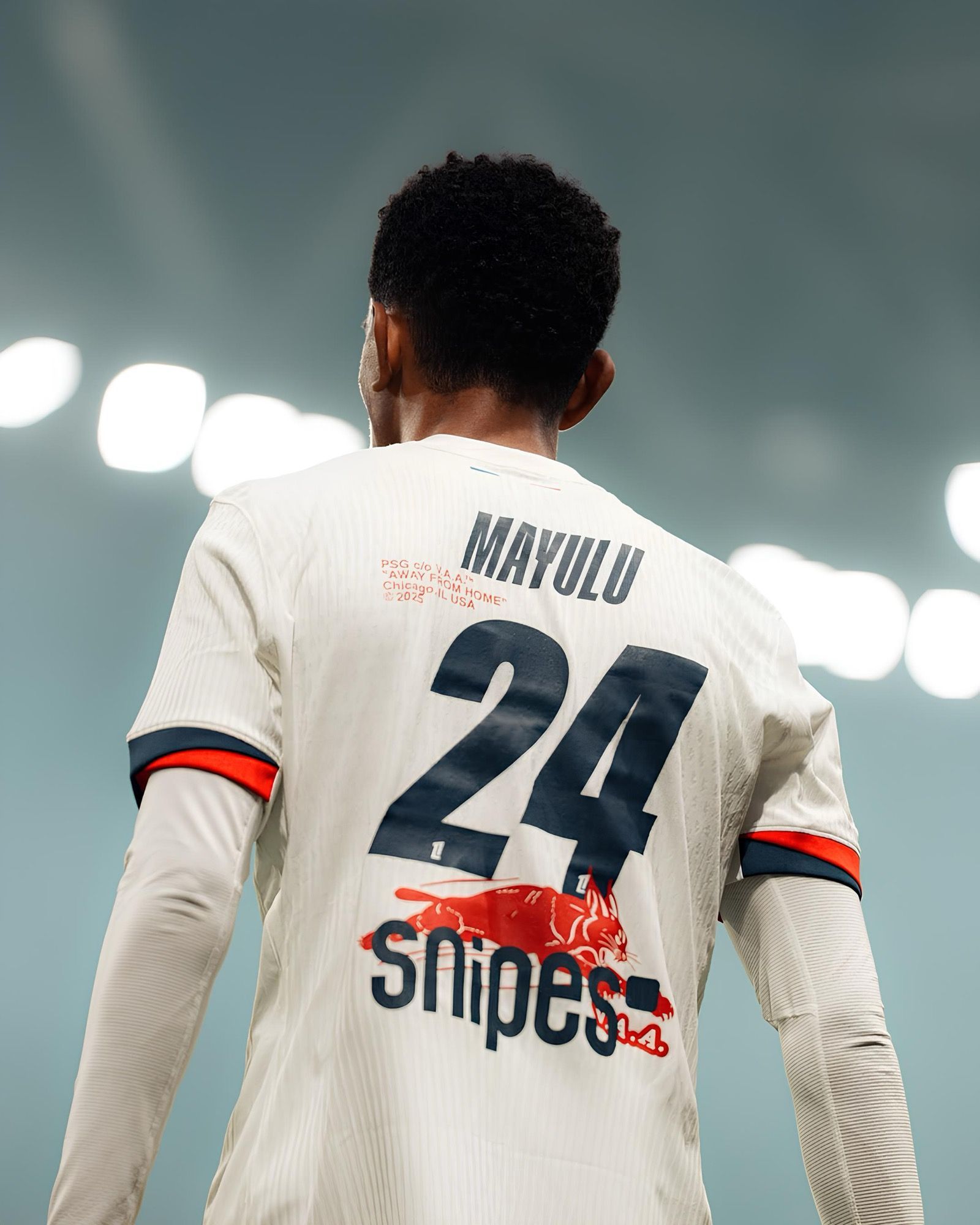 Il Paris Saint-Germain ha dedicato una font a Virgil Abloh A una settimana dal 45esimo compleanno del fondatore di Off-White