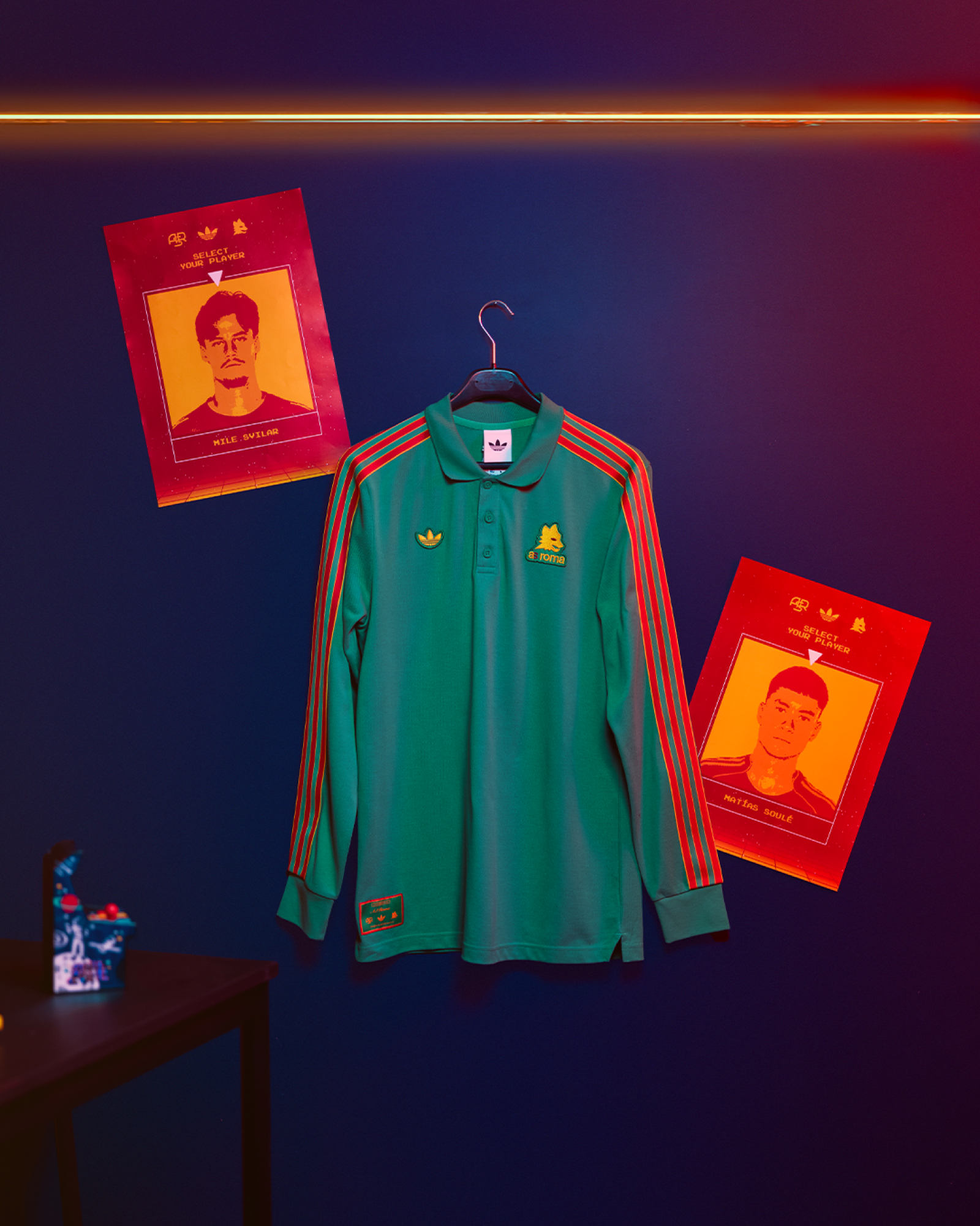 adidas e l'AS Roma presentano la collezione Terrace Icons All'indomani della vittoria con i Rangers