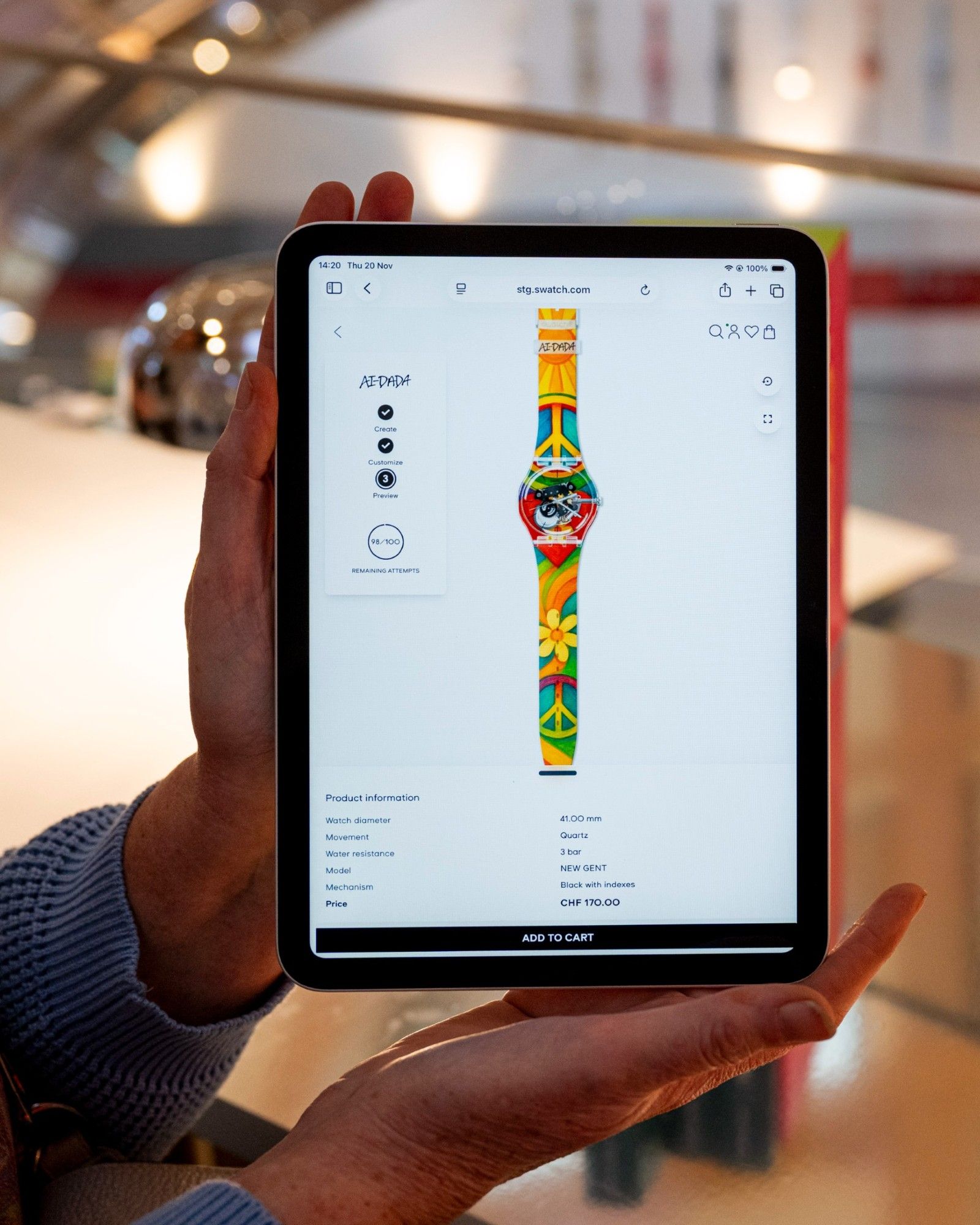 With AI-DADA, anyone can create their own Swatch watch The creativity of 40 years of Swatch becomes an accessible legacy