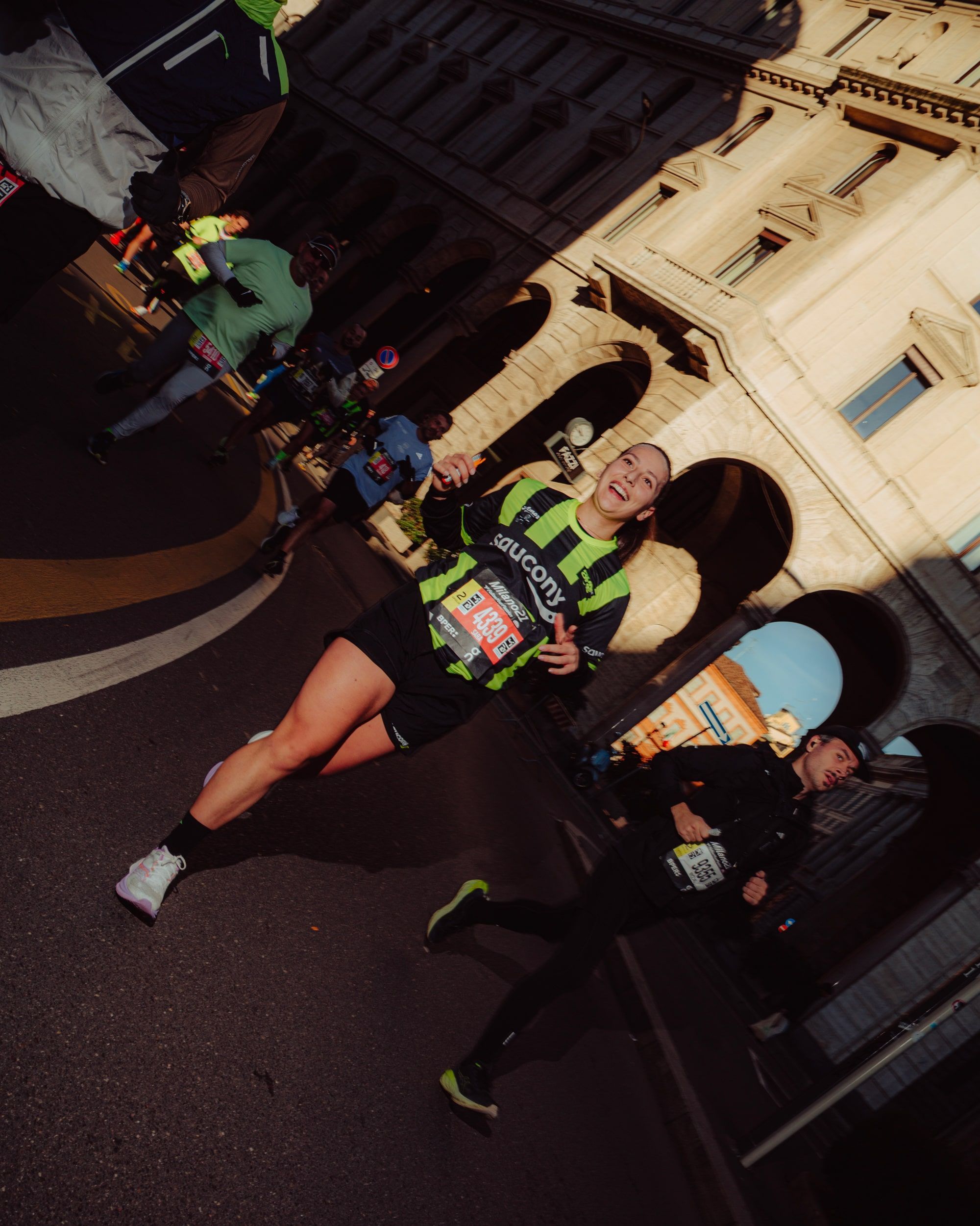 Running the Milano21 together with Saucony A strong symbol of community and sharing
