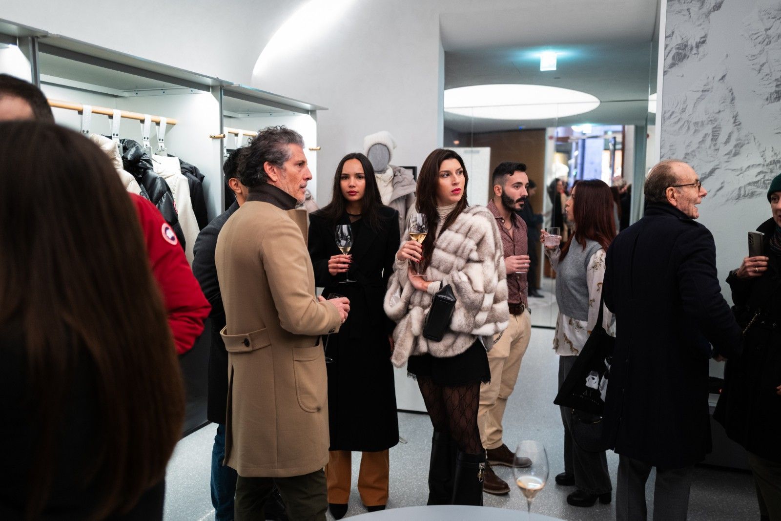 What went down at the opening of Canada Goose's new Italian flagship store in Milan A dialogue between the Arctic and the Alps in the heart of the Quadrilatero | Image 593617