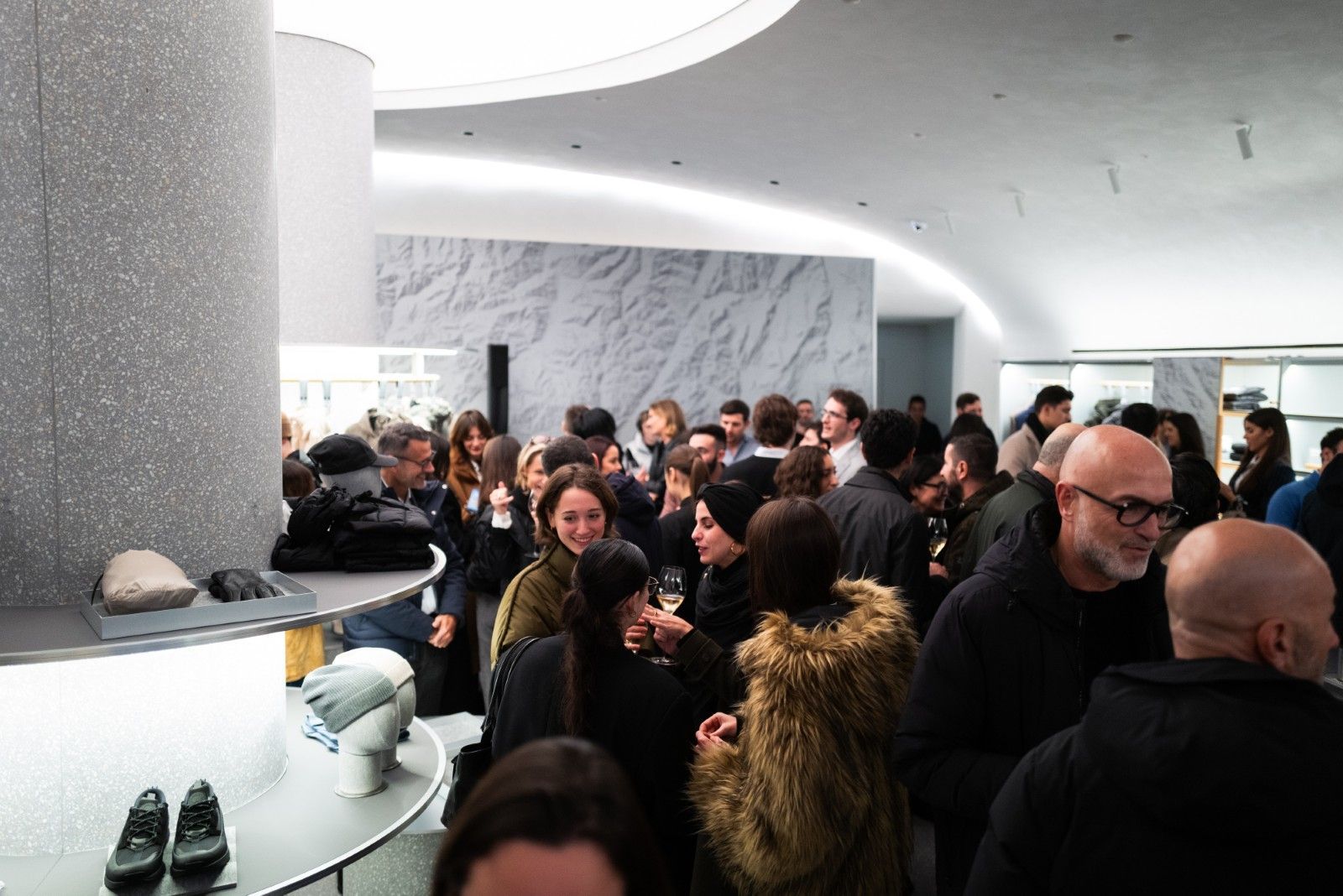 What went down at the opening of Canada Goose's new Italian flagship store in Milan A dialogue between the Arctic and the Alps in the heart of the Quadrilatero | Image 593606