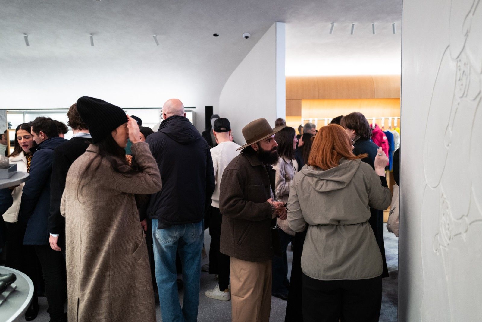 What went down at the opening of Canada Goose's new Italian flagship store in Milan A dialogue between the Arctic and the Alps in the heart of the Quadrilatero | Image 593598