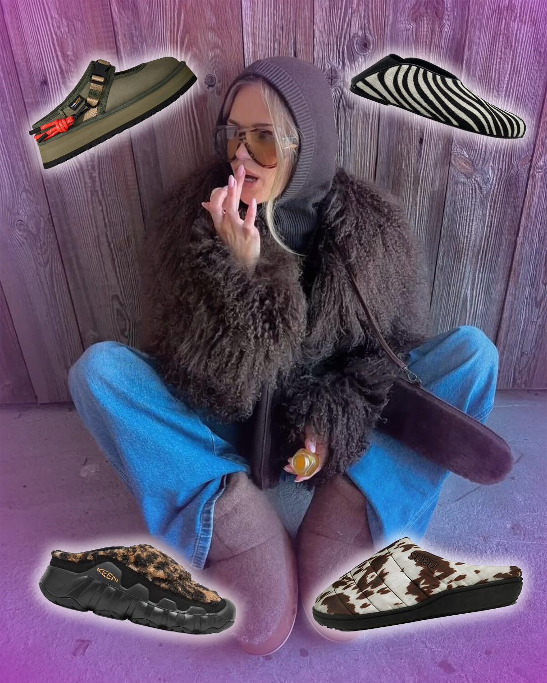 Yes, it&apos;s good to follow fashion, but we want to wear slippers outside We are cold, but we don&apos;t want to give up comfort