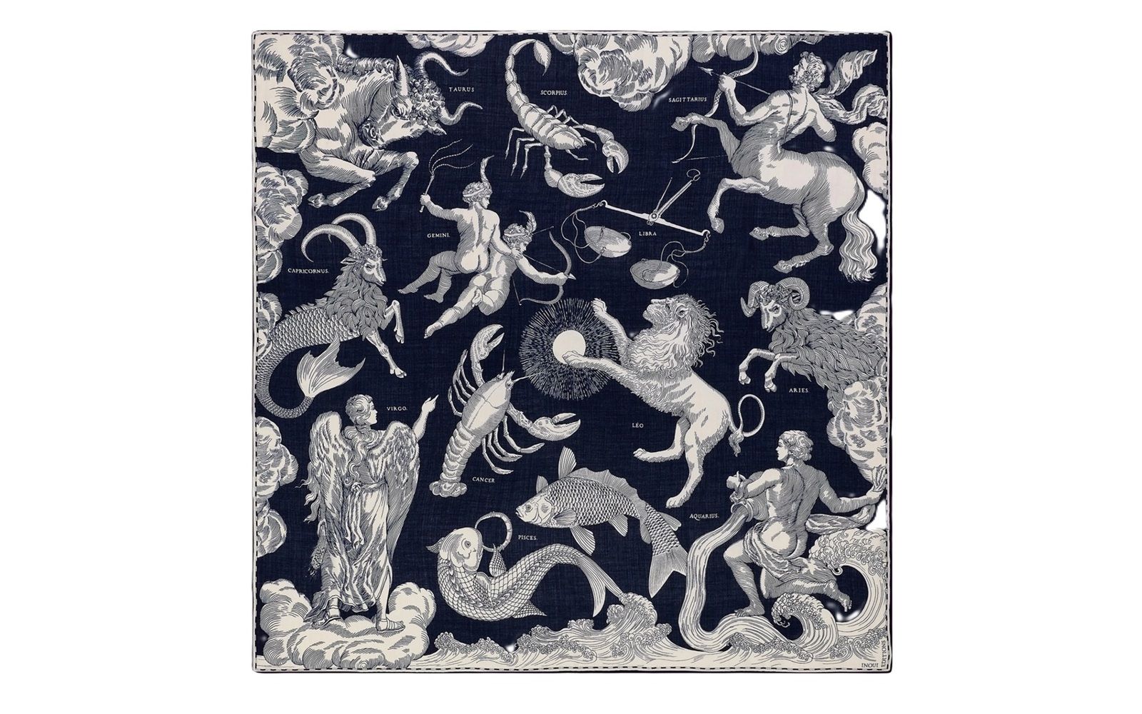 INOUI EDITIONS - Square scarf 130 Astrologie