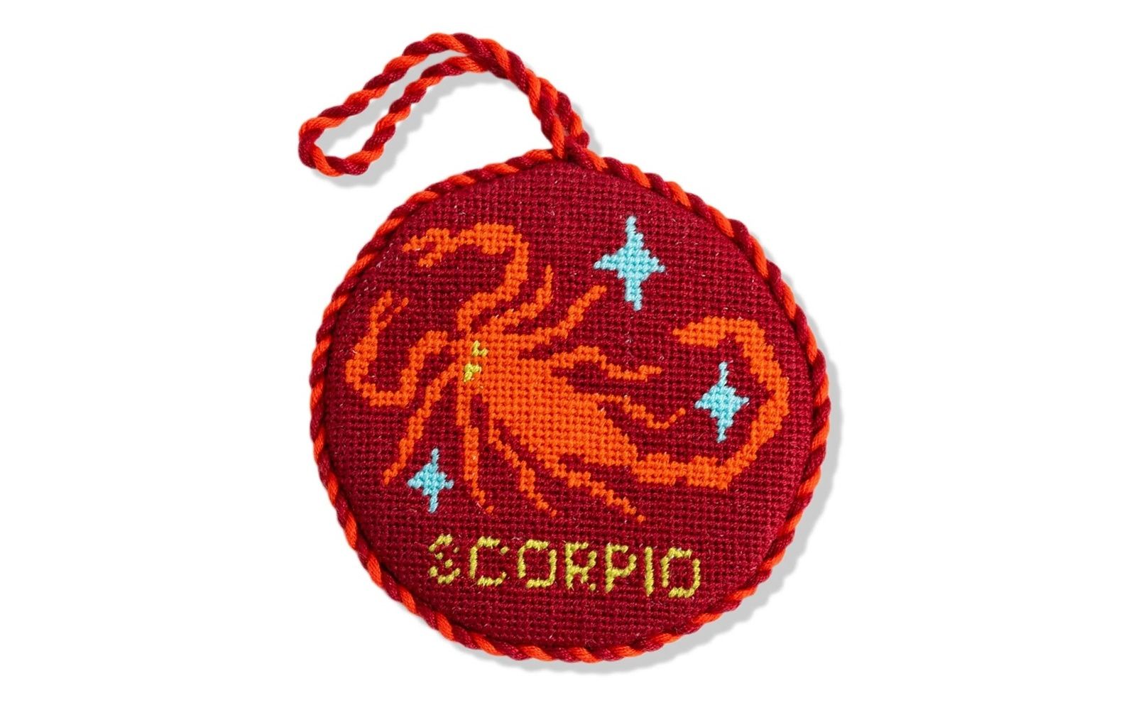 FURBISH STUDIO - Needlepoint Zodiac Ornament