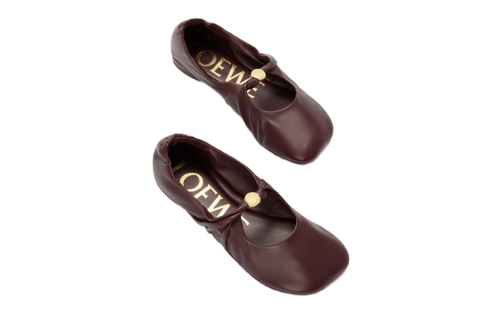 LOEWE - Ballerine Pebble in morbida nappa di agnello