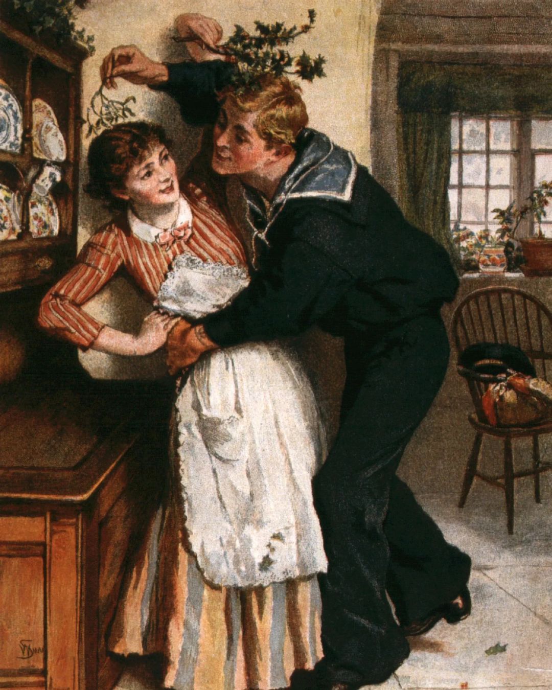 I baci sotto il vischio, tra prevaricazione e libertà Vi siete mai chieste implicazioni e significato di un gesto tradizionale?