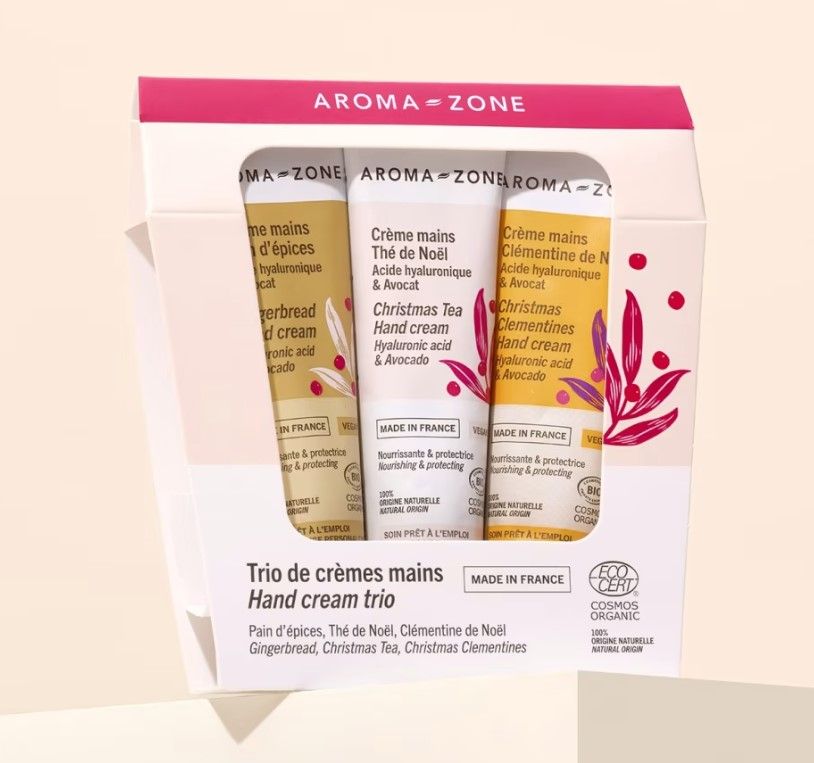 AROMA ZONE - Trio di Creme Mani