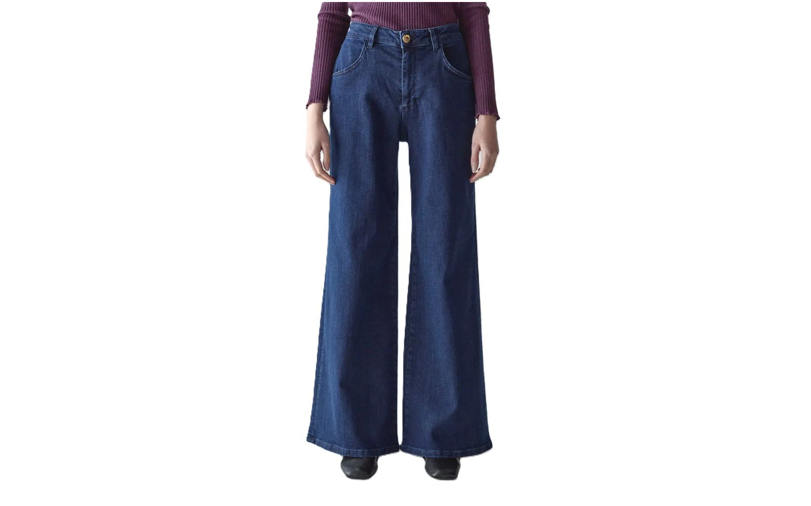 SHAFT JEANS - Jeans Five Wide Leg Denim Stretch