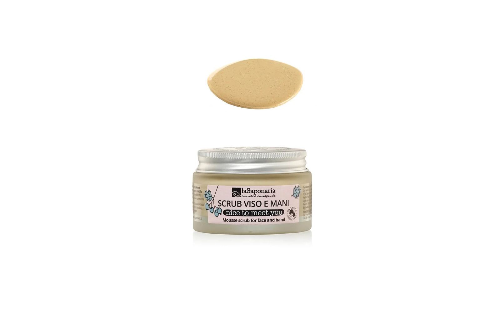 LA SAPONARIA - Nice to meet you Scrub Mousse Viso Mani