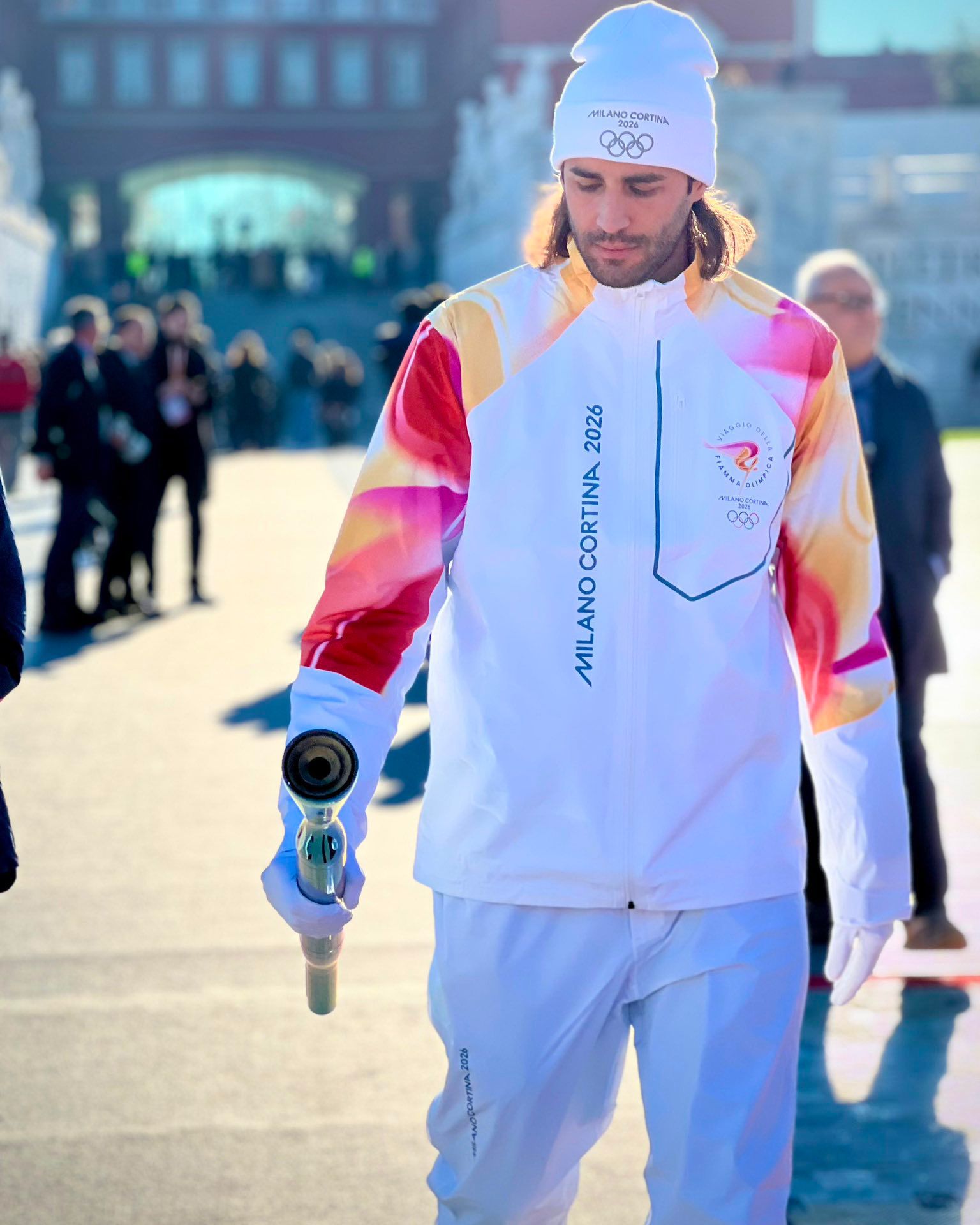 You can purchase the Milano Cortina 2026 torchbearers' tracksuit on Vinted And you'll probably find the one from the volunteers soon