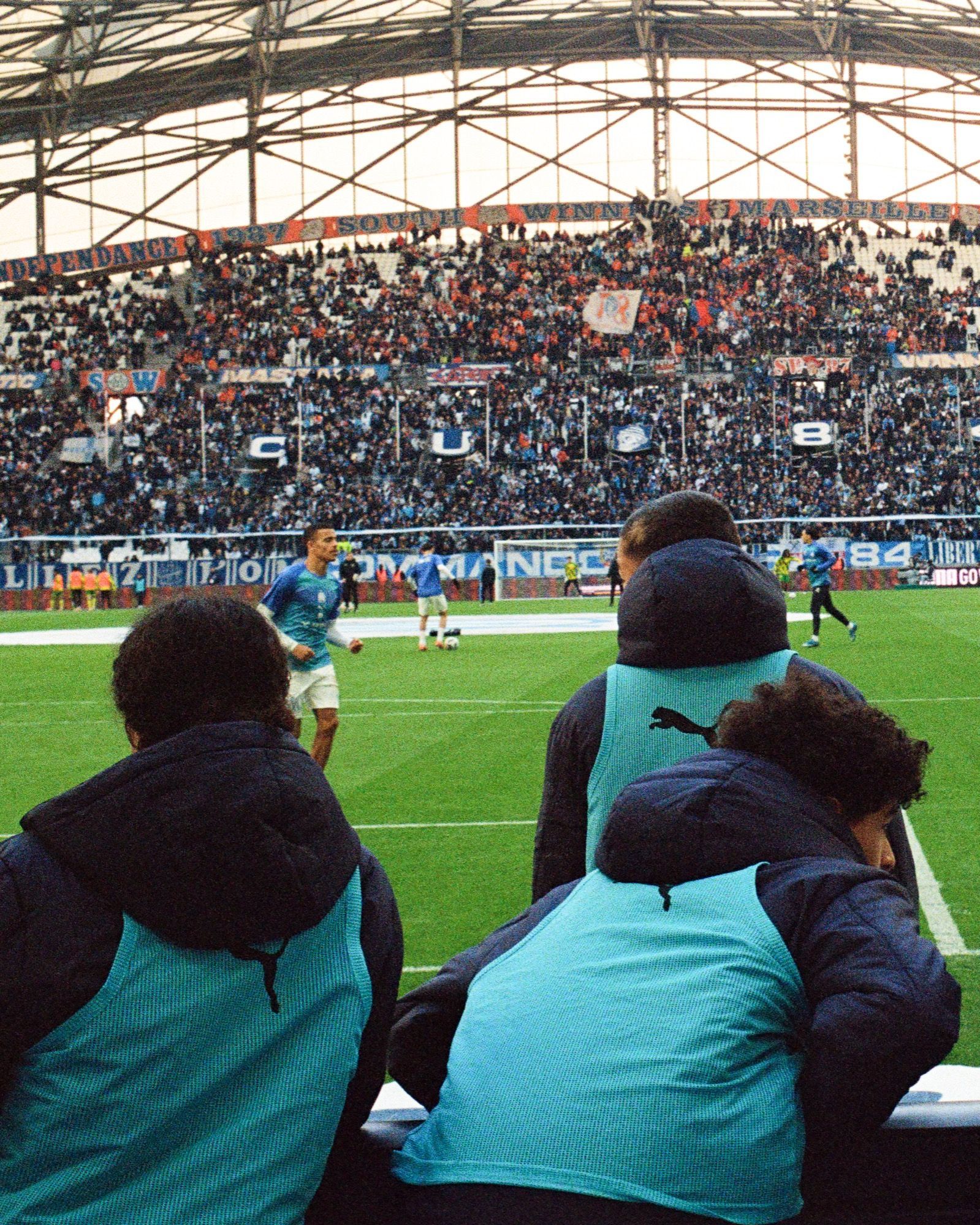 A night at the Vélodrome to follow Olympique Marseille Surrounded by the club’s white and sky-blue flags