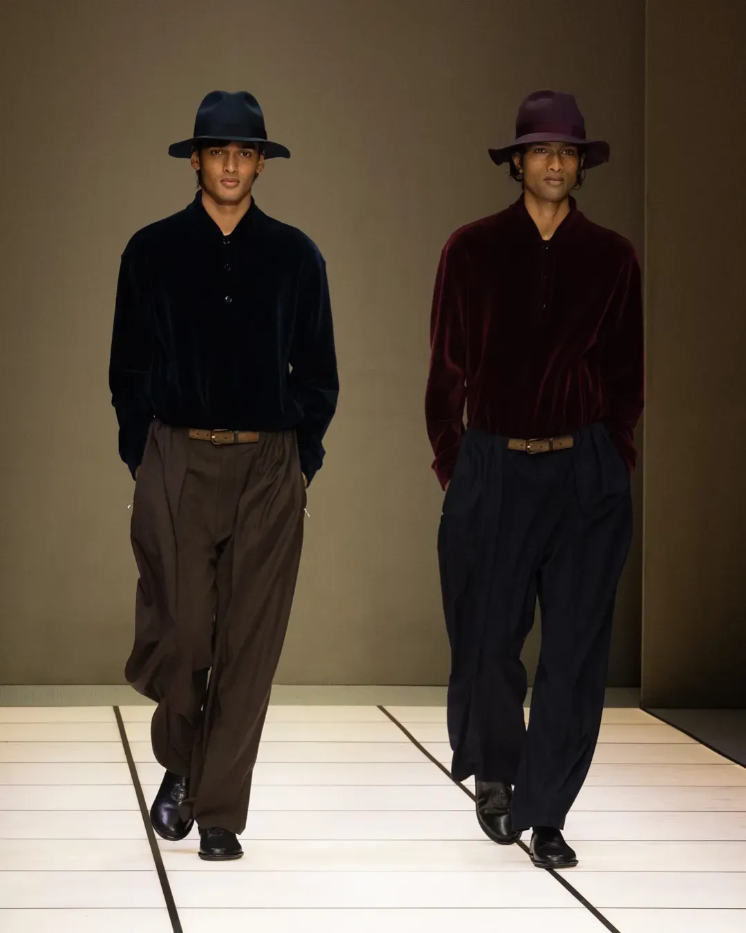 How was Armani's first show after Armani? Leo Dell’Orco, now at the helm of the brand, has opted for a sense of continuity