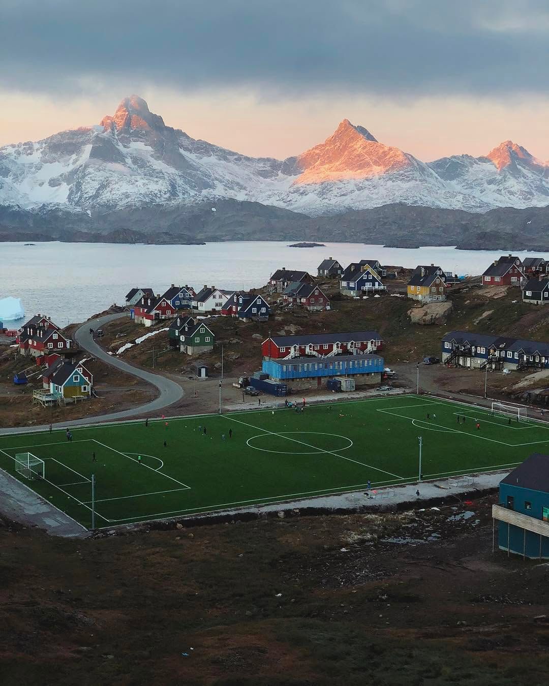 Football in Greenland means community From icebergs to midnight sun matches