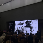 Apple unveiled the soundscape of its Piazza Liberty store Sounds of nature at high altitude meet the hustle and bustle of the city