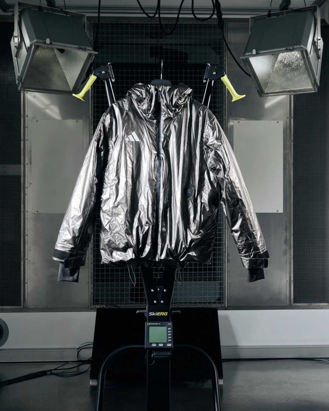 The adidas jacket designed to withstand the cold of the Olympics Enhanced by Climawarm technology, which protects against sub-zero temperatures