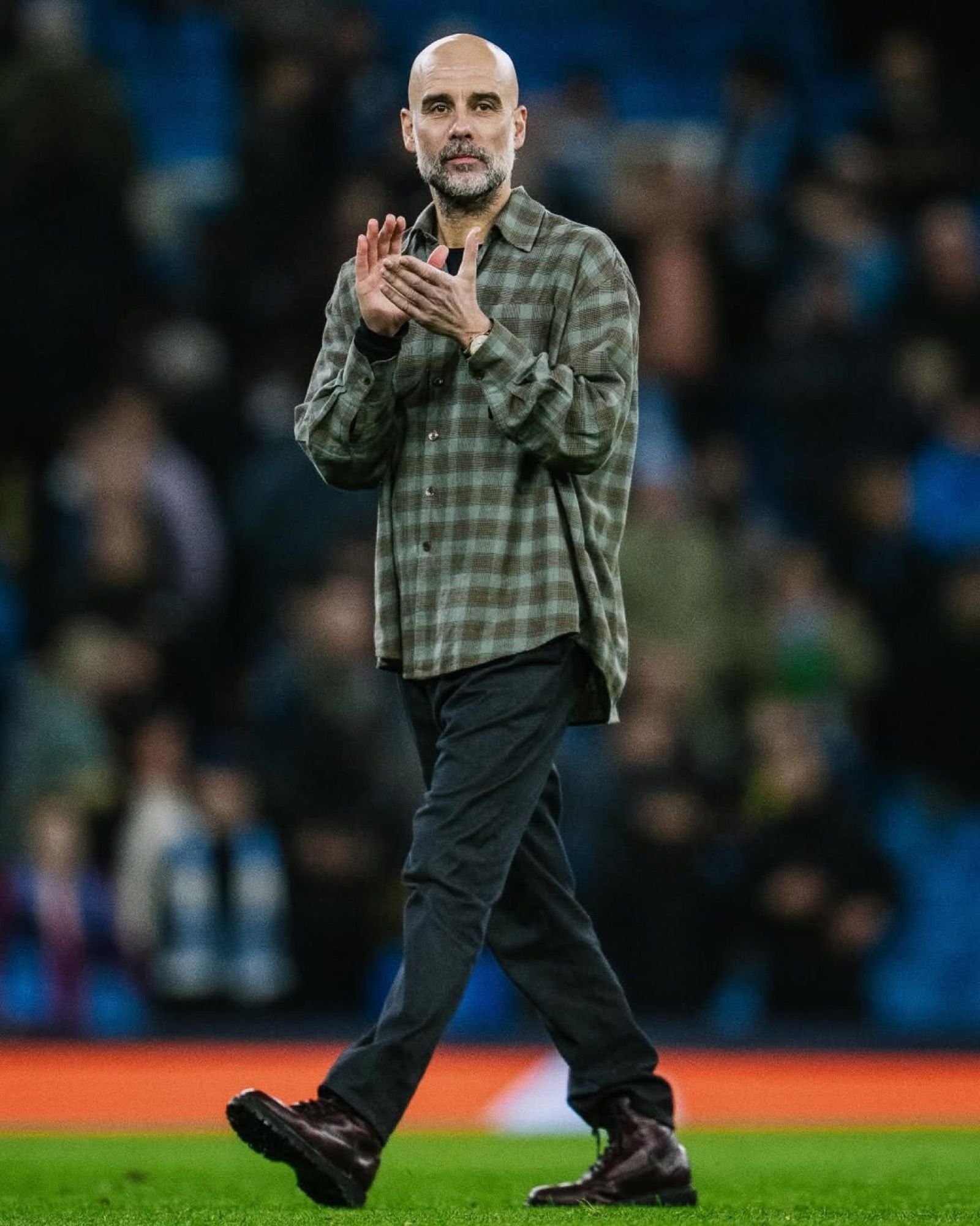 Guardiola is the first football manager to rock Our Legacy on the pitch But in Man City - Real Madrid, there was also room for Dior and Louis Vuitton