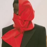 How are scarves evolving on the runway? The new scarves have an architectural design