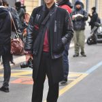 Jinwoo Park Streetstyle in Milan
