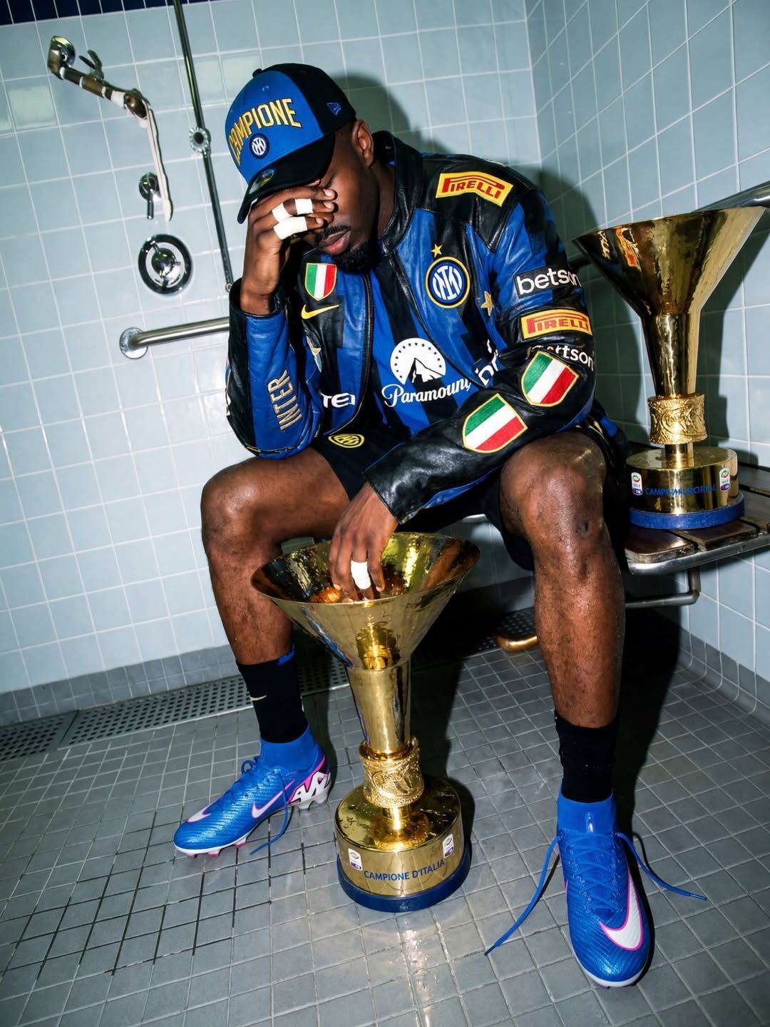 Marcus Thuram l'ha rifatto Ancora una volta, è stato il protagonista indiscusso dei festeggiamenti per lo scudetto dell'Inter