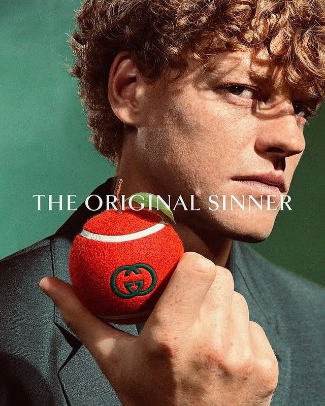 Gucci’s new “The Original Sinner” campaign A play on words celebrating tennis’s most original champion
