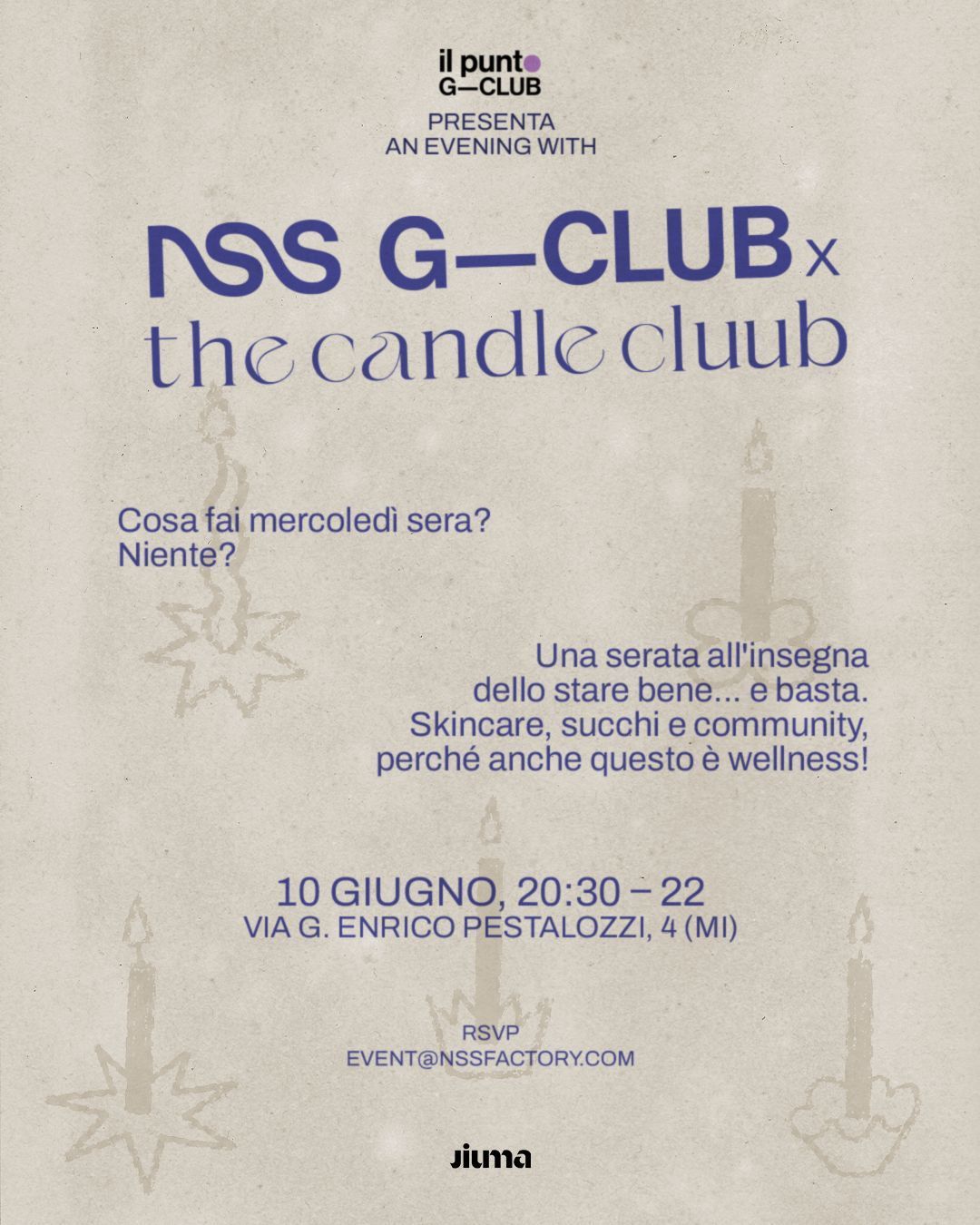 the punto G-Club point returns with an appointment... about nothing You understood correctly
