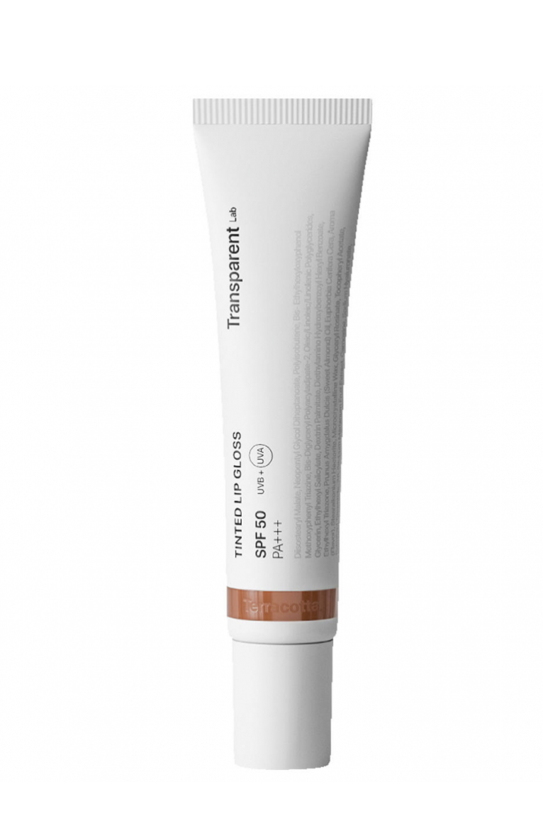 TRANSPARENT LAB - Balsamo labbra idratante con colore e SPF 50