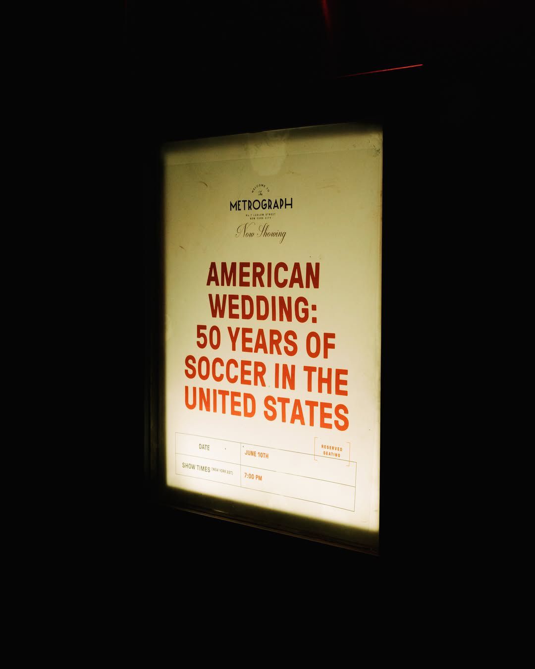 American Wedding brought 50 years of soccer history to New York Inside the premiere of the documentary produced by nss sports in collaboration with Soccertes