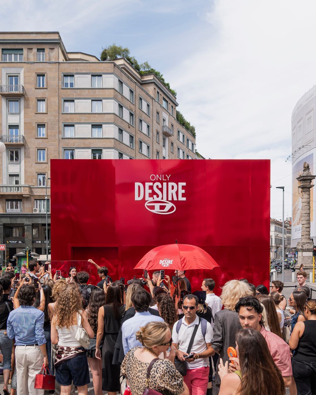 Diesel launches Only Desire, its first feminine fragrance With an immersive installation in Milan that invites us to confess our desire