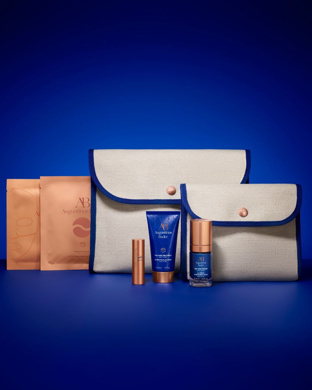 Augustinus Bader and L/UNIFORM present a limited edition collection A luxury vanity case and pouch capsule