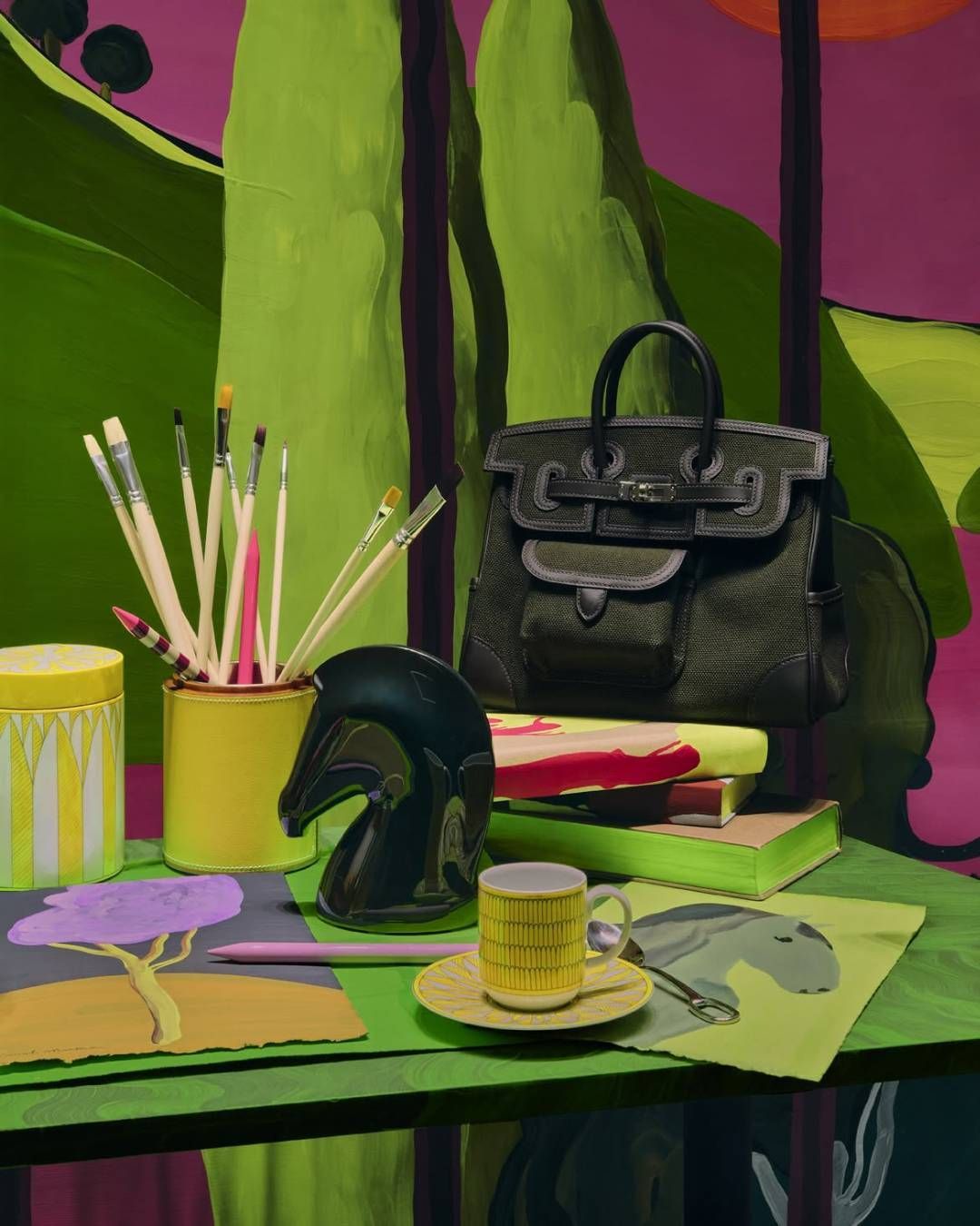 Hermès fait de nouveau appel à une artiste pour designer leur site Un nouveau pied-de-nez à l’IA