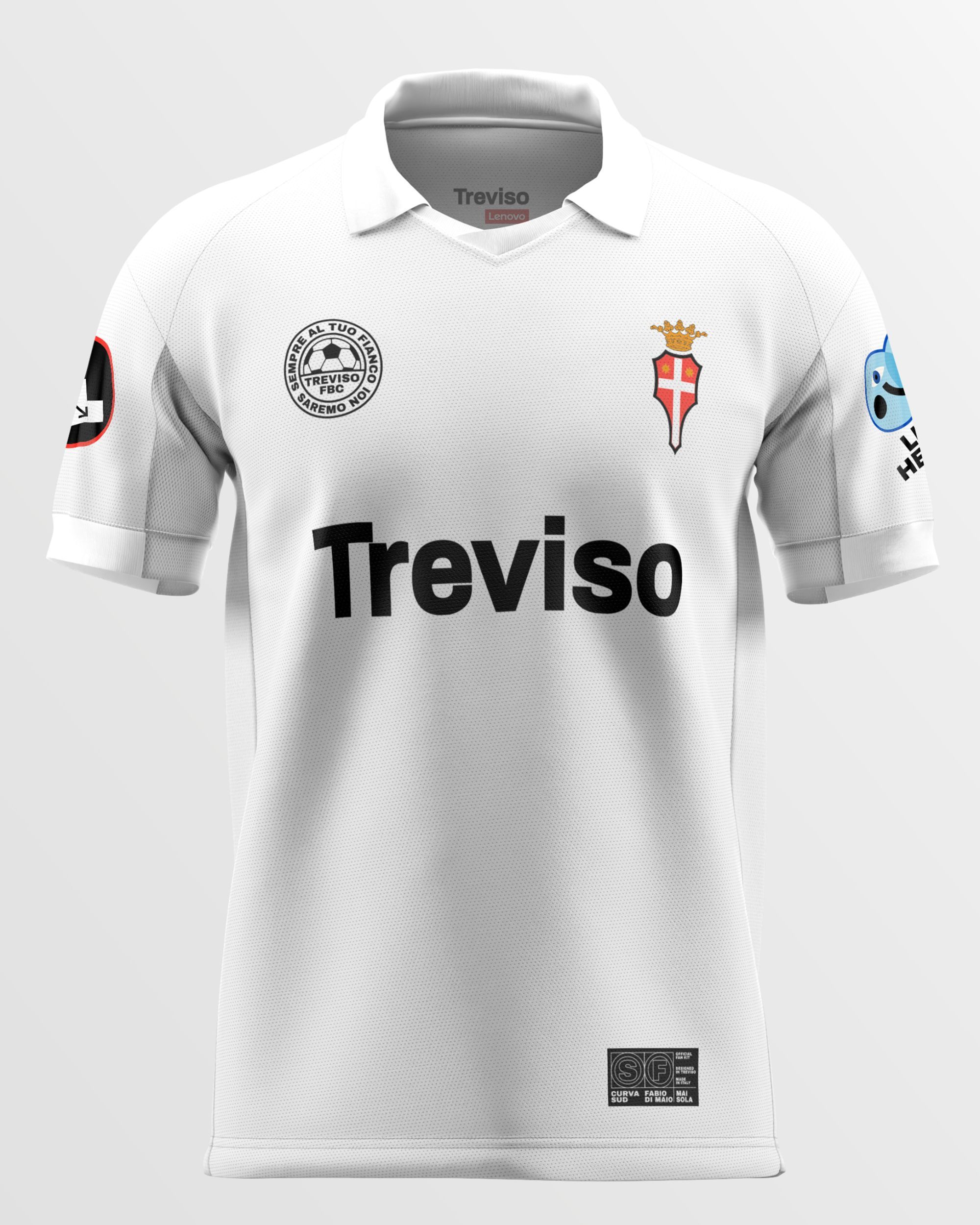 Treviso FBC and Lenovo turn the club’s history into a new fan jersey Designed by Creative Director Marco Oggian