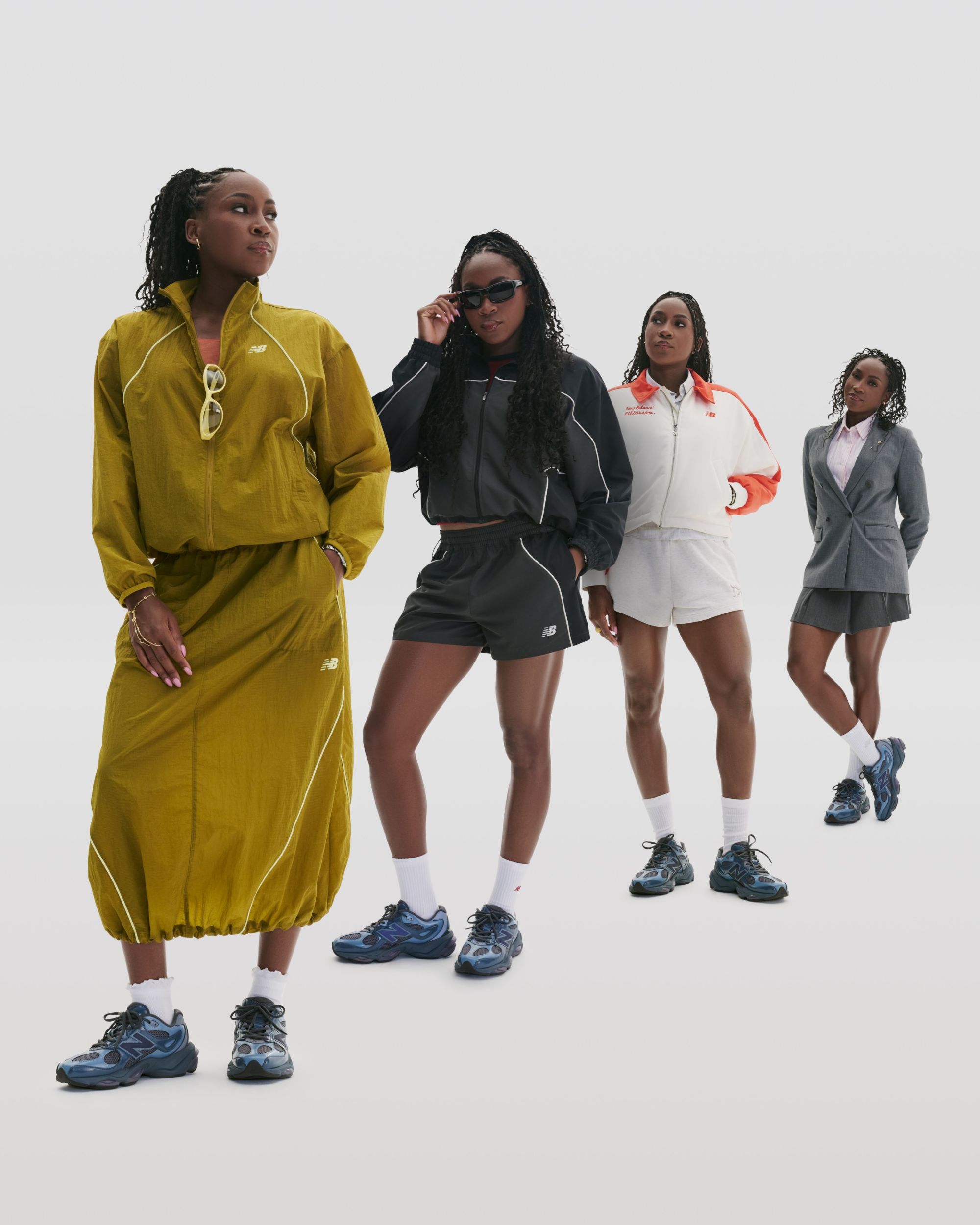 Il fascino scultoreo della nuova New Balance 983  Presentata in una nuova campagna con Coco Gauff e Aminé