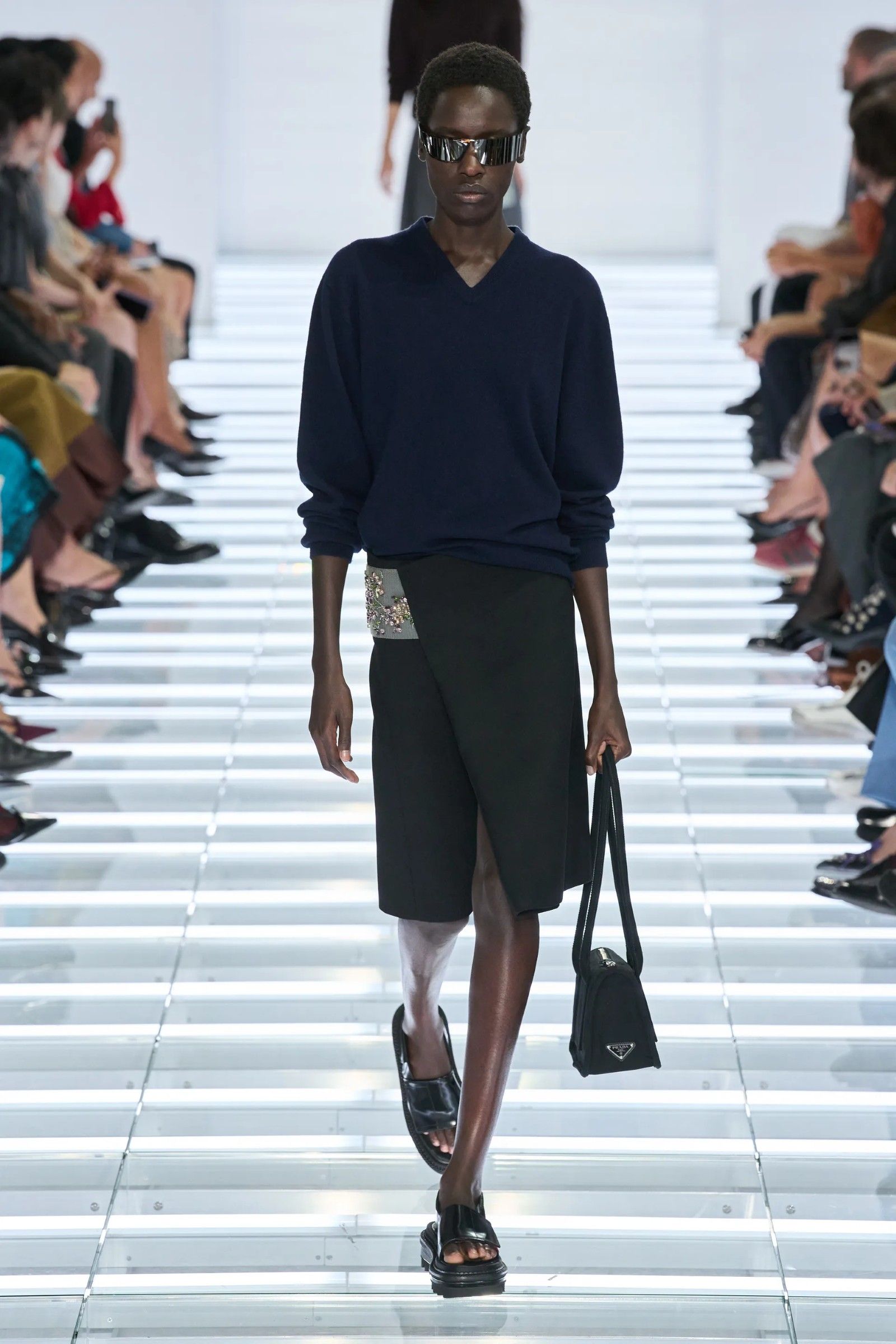 The post-modern skirts of Prada's SS27 collection Creating fashion for a world that no longer exists | Image 633539