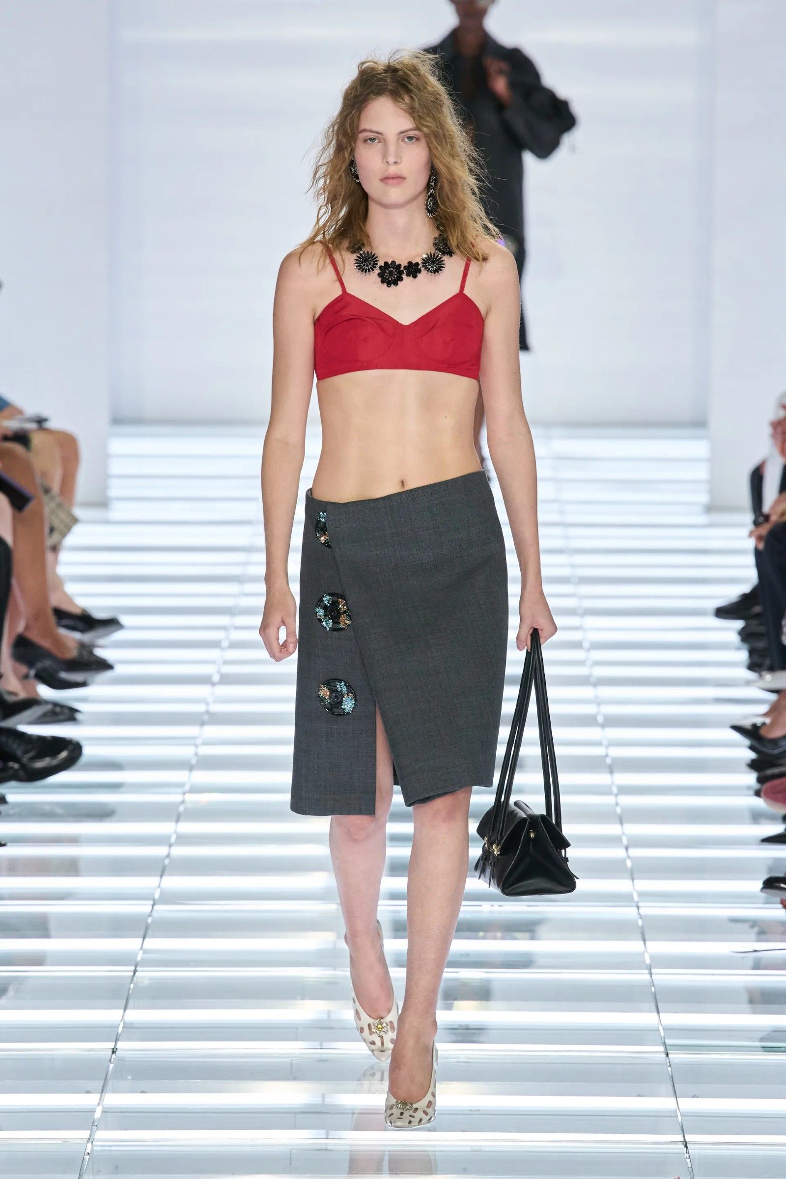 The post-modern skirts of Prada's SS27 collection Creating fashion for a world that no longer exists | Image 633524