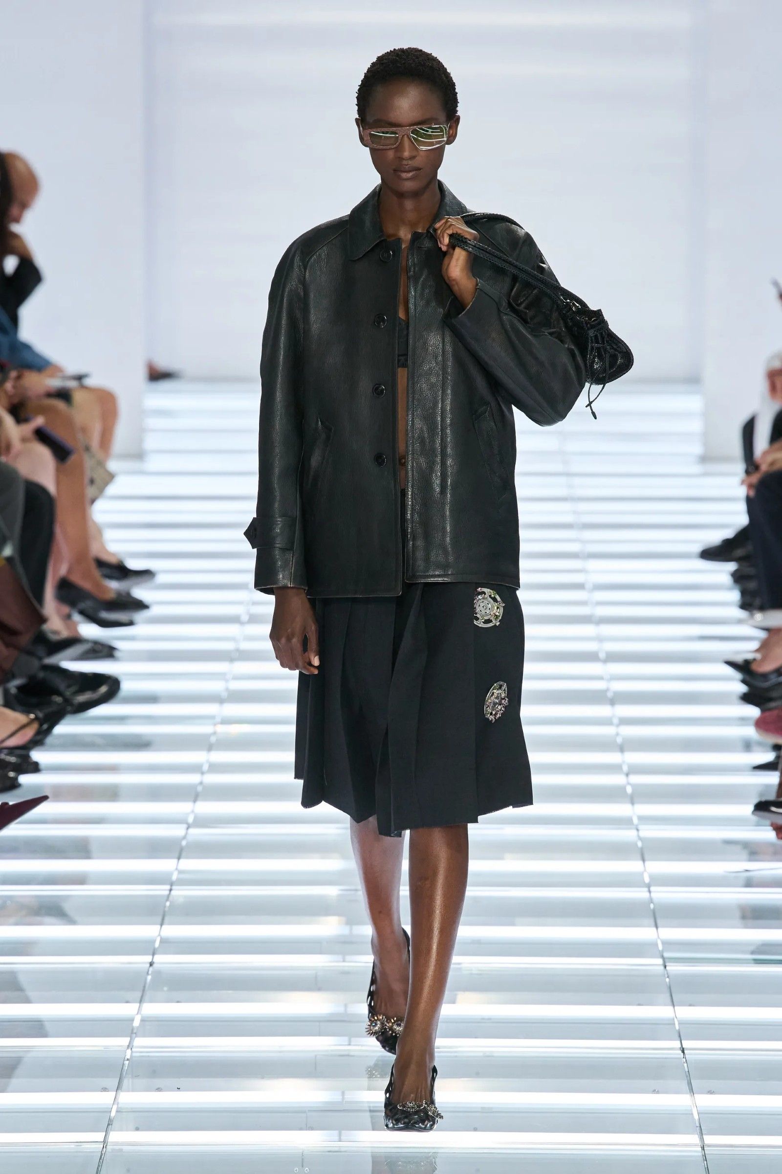 The post-modern skirts of Prada's SS27 collection Creating fashion for a world that no longer exists | Image 633523