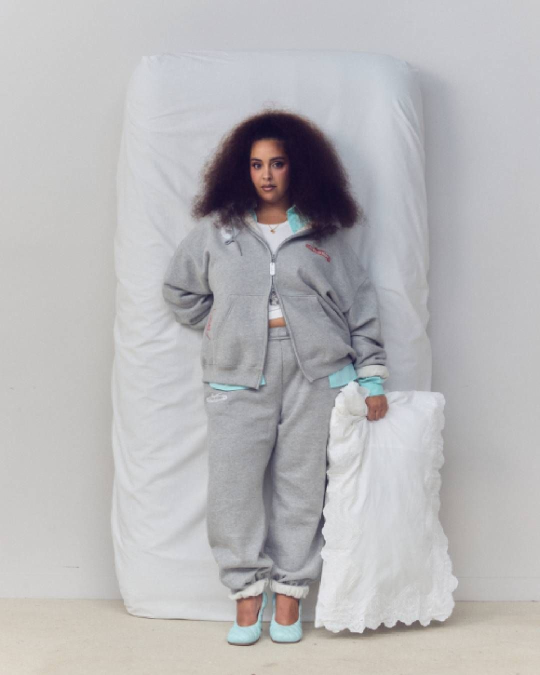 Parisian brand Moshikura alters the Nike logo for an exclusive collaboration A poetic detail pins down the iconic Swoosh