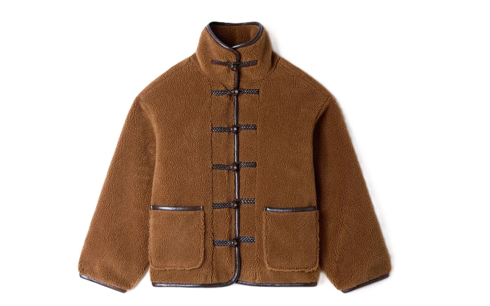 SANDRO - Short faux fur coat