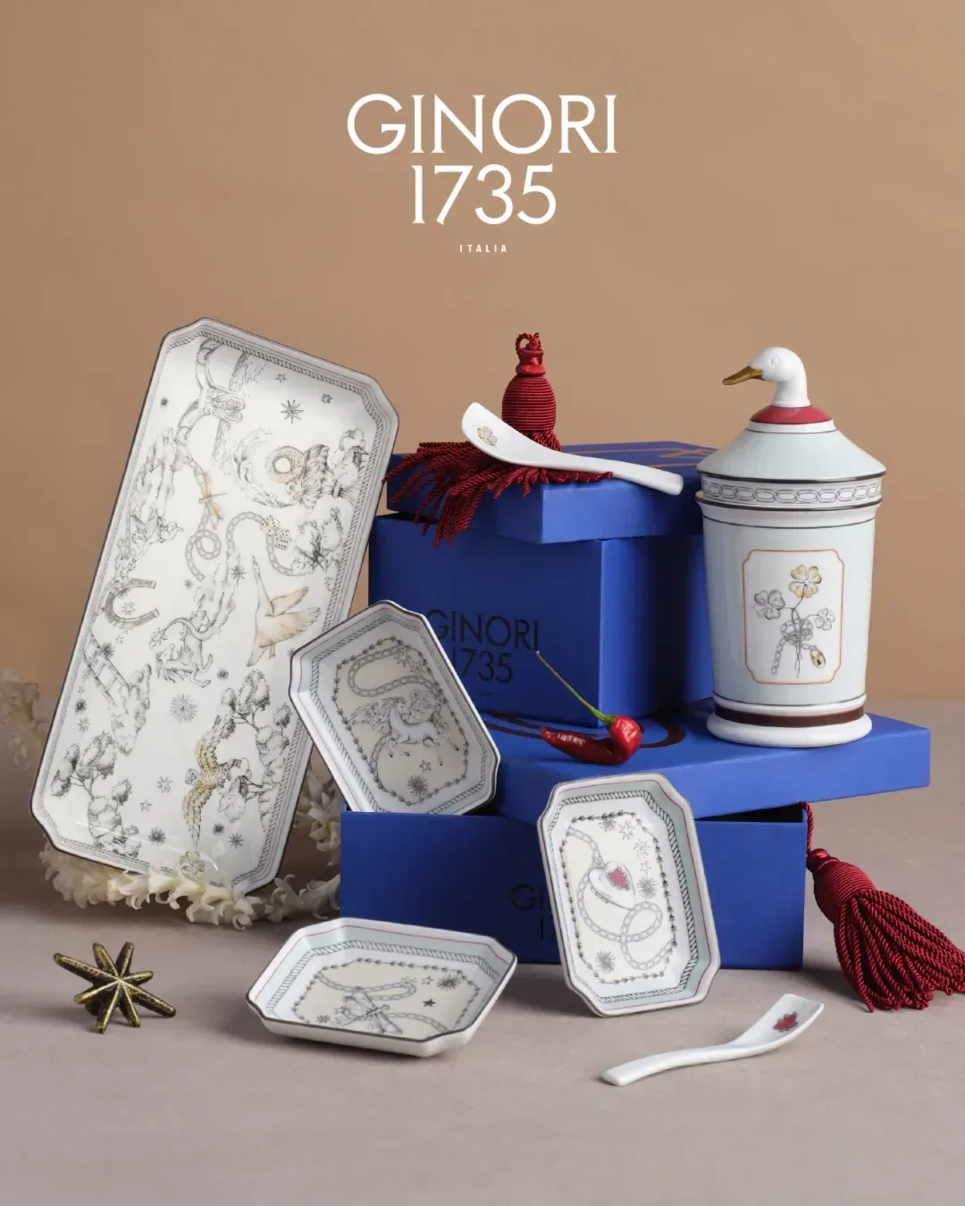 GINORI 1735 presents the new Fortunae collection The Art of Wishing Well