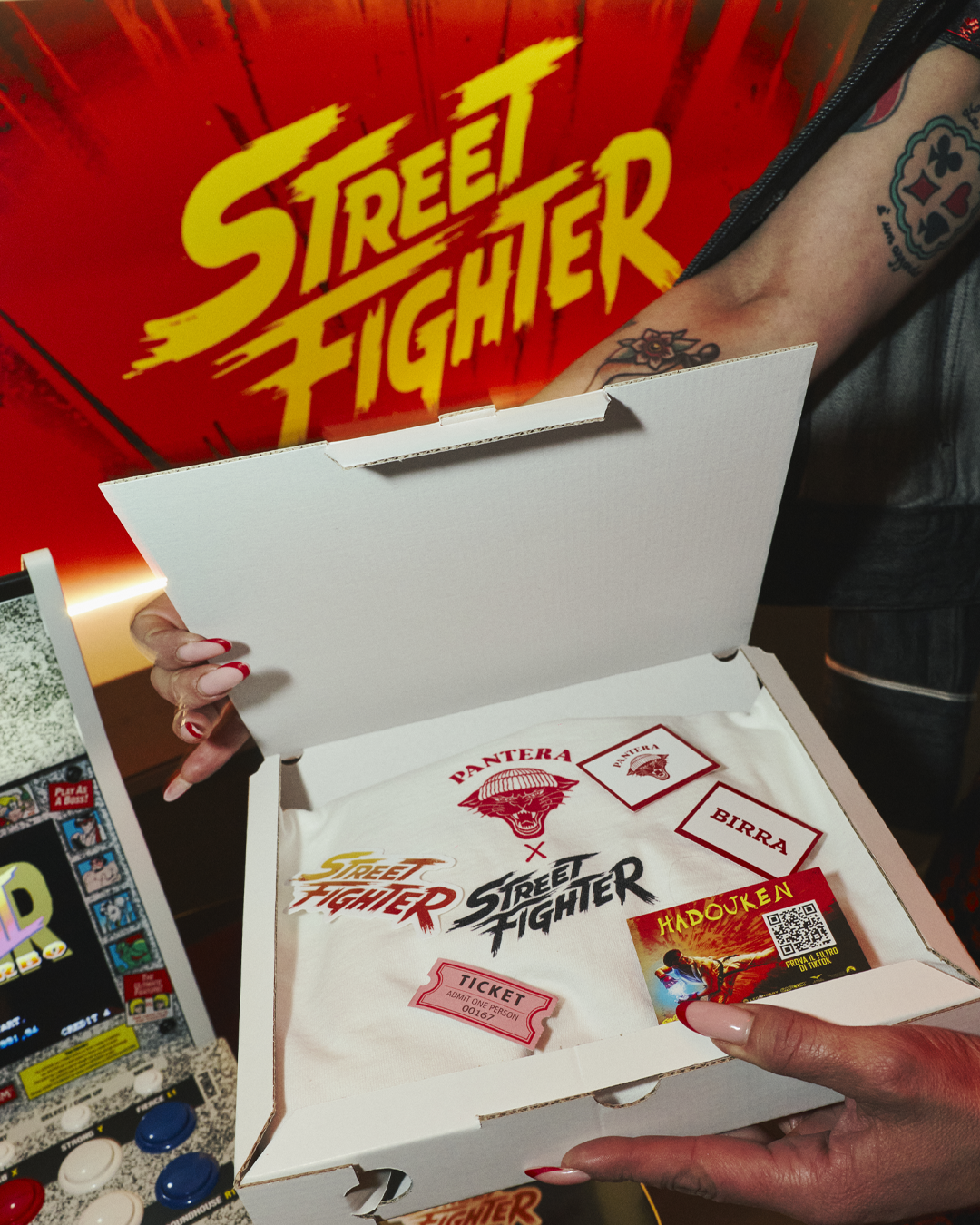 Here's what went down at the Pantera Playroom x Street Fighter event DJ sets, arcade cabinets and pizza, for the film's theatrical release launch