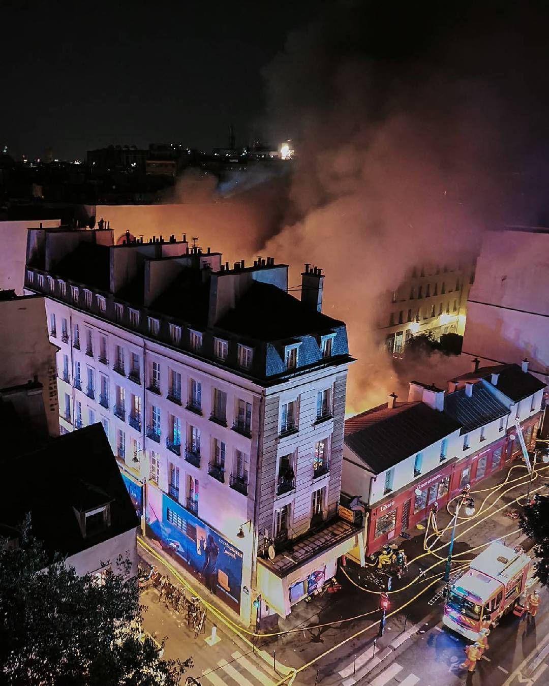 This flagship market in Paris's 3rd arrondissement decimated by flames Nothing remains of Paris's oldest market