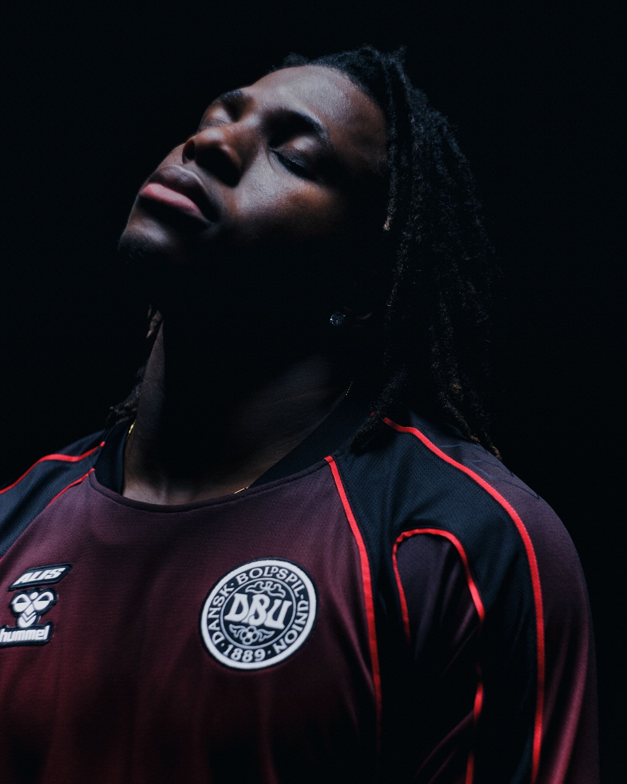 hummel and ALIS reinvent the iconic Denmark's Home jersey They will bring streetwear on a football pitch